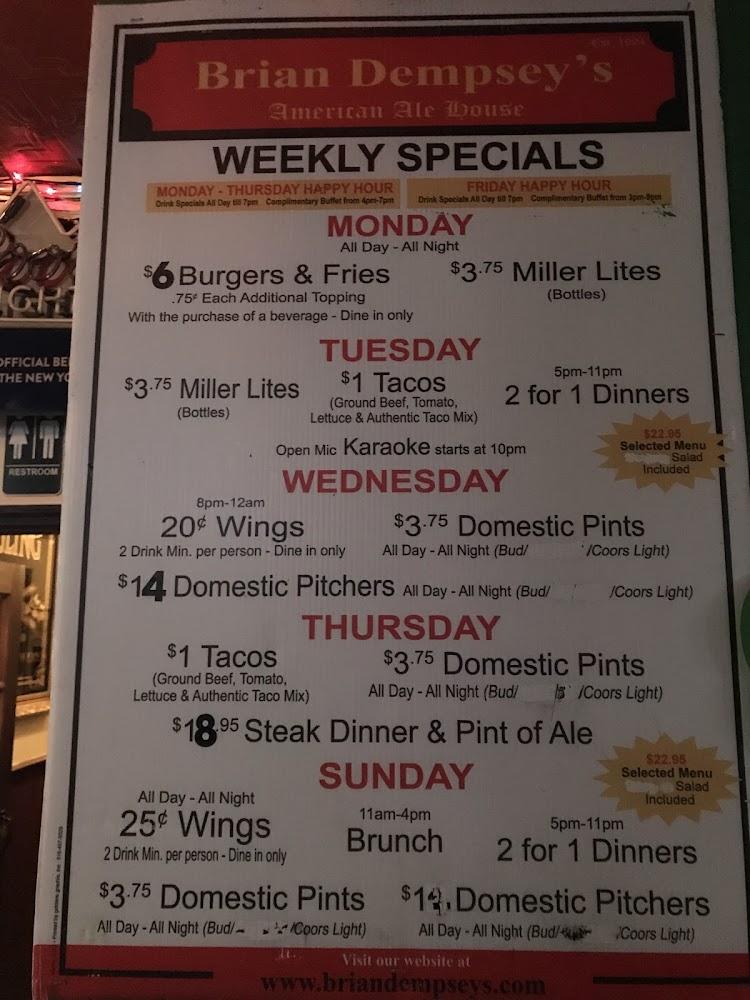 Brian Dempsey's Menu image 4